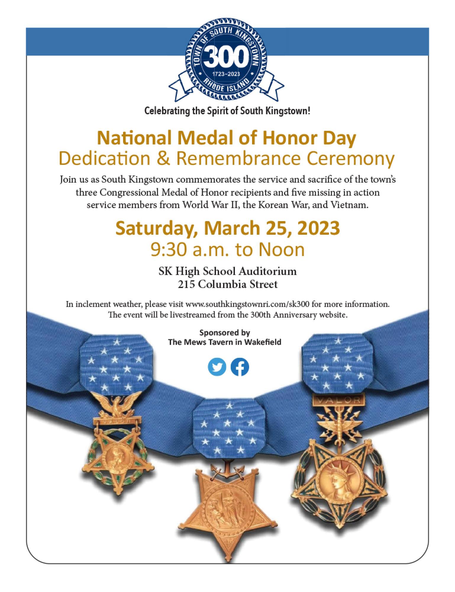 National Medal of Honor Ceremony