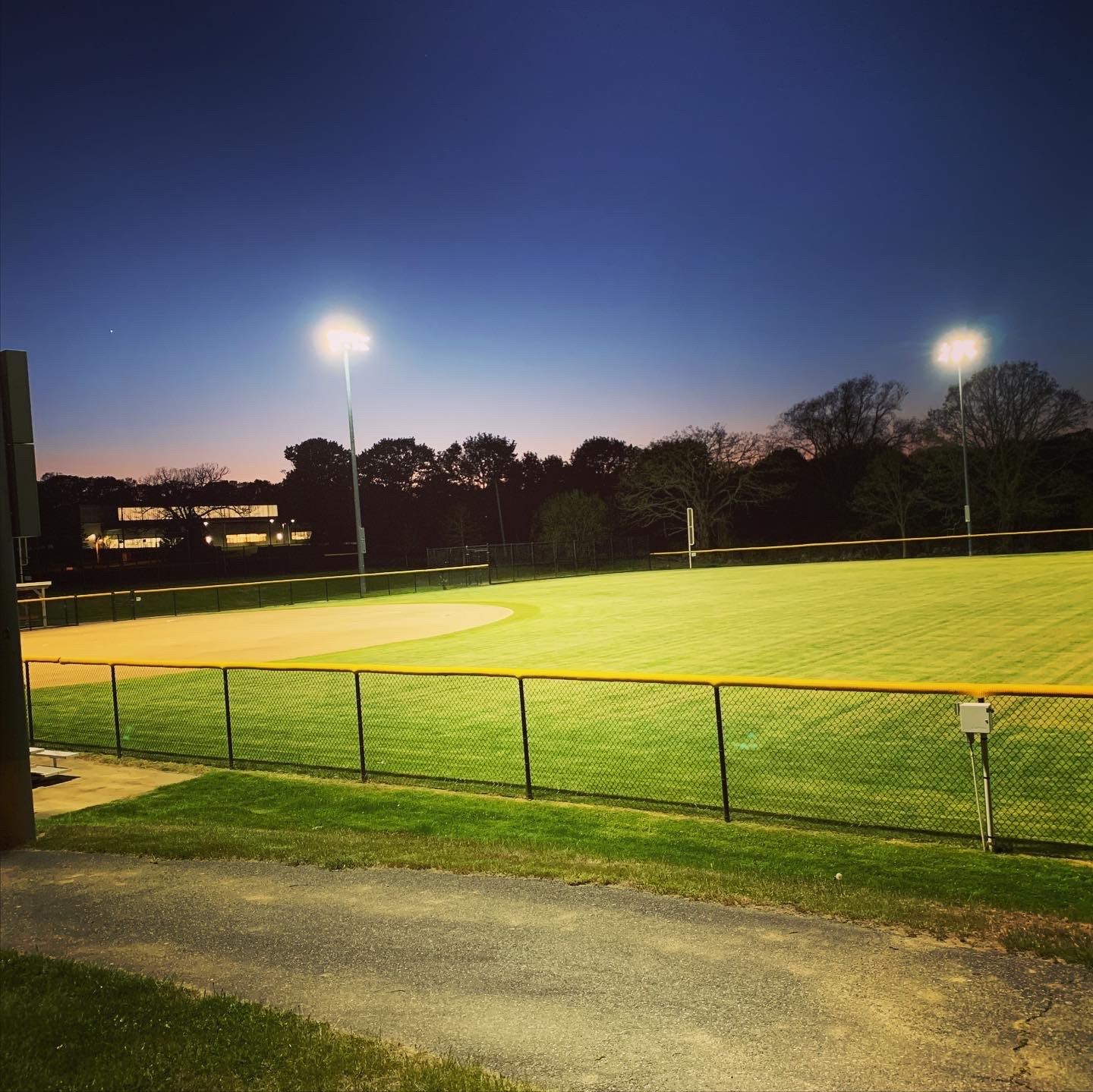 Softball field May 2020
