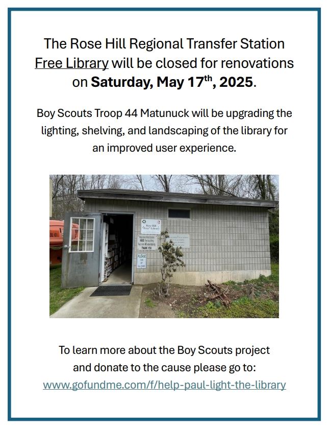 RHRTS Library Closure 2025