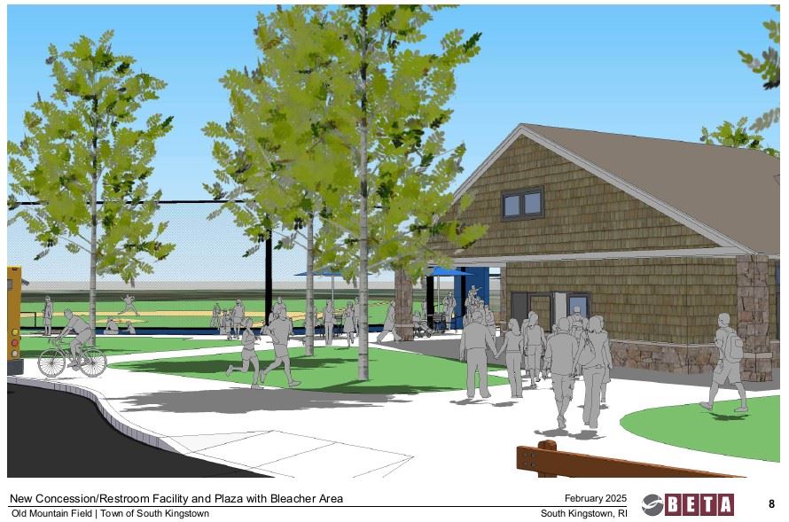 OMF concession bldng side view