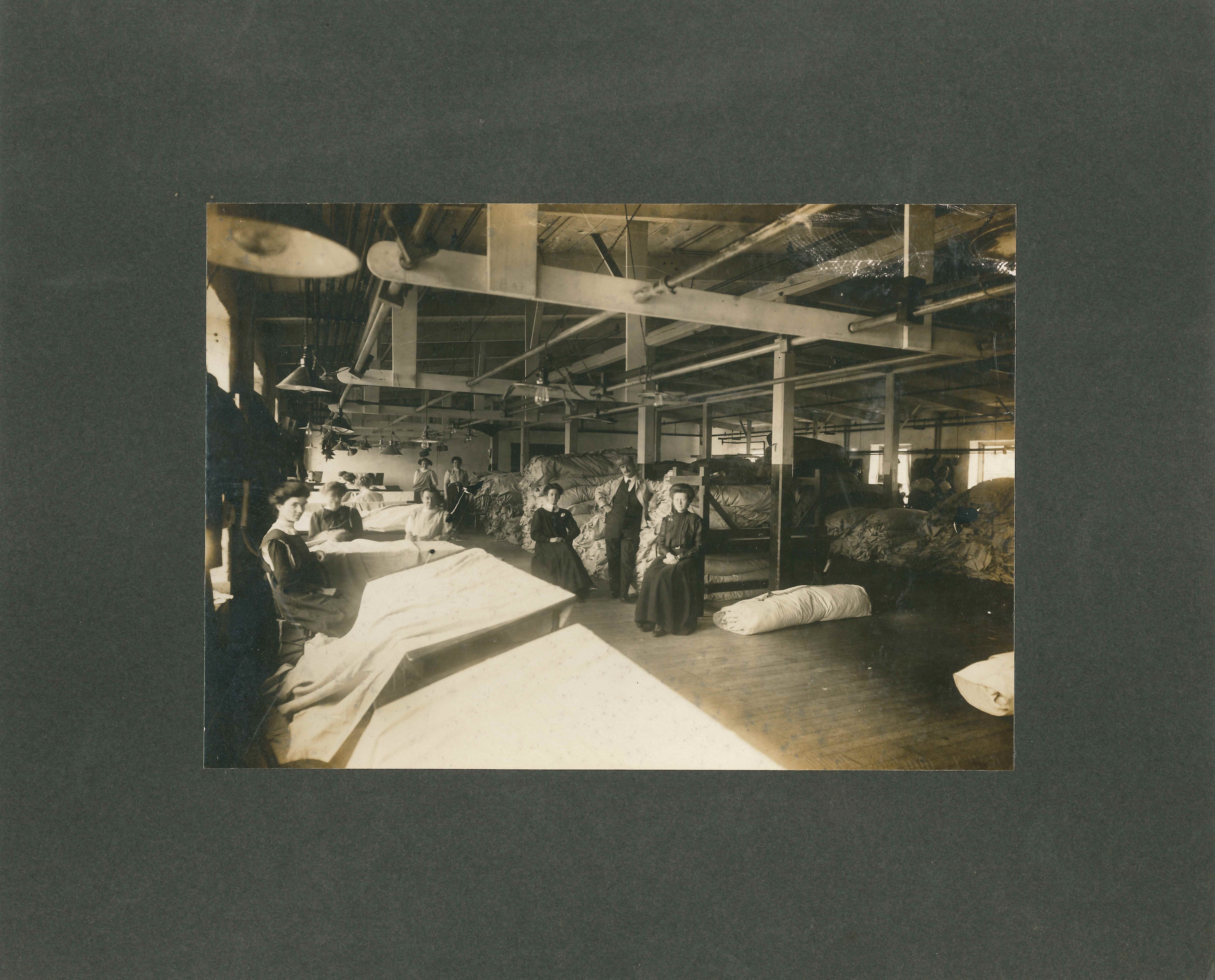 women mill workers in mill