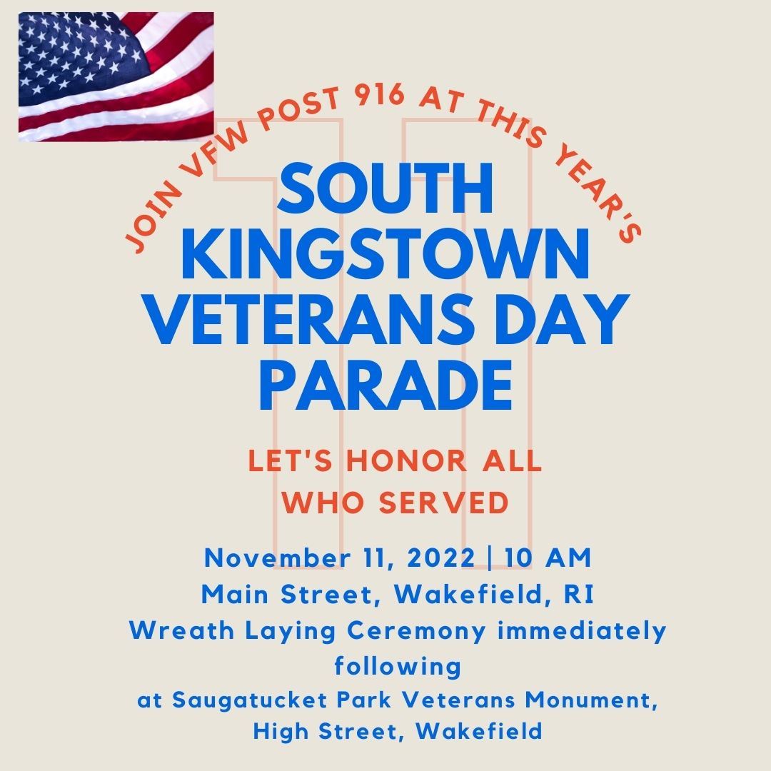 November 11, 2021  10 AM Starts at Holley and Main Street