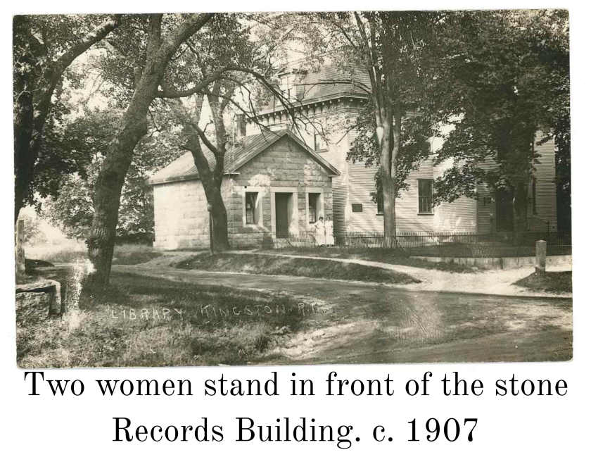 stone records building two women small